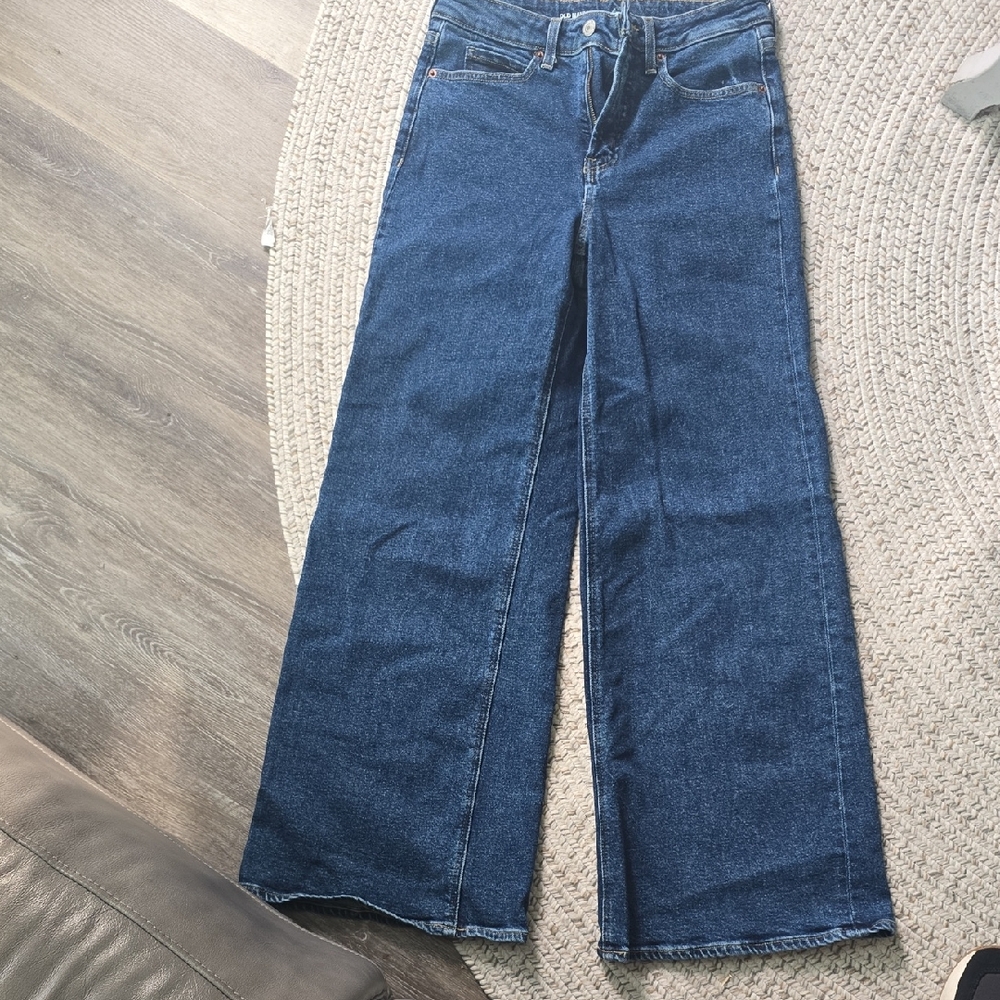 Old Navy Dark Blue Flare Jeans